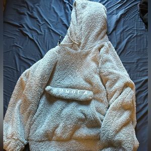 YoungLa Kangaroo Teddy Fleece Hoodie